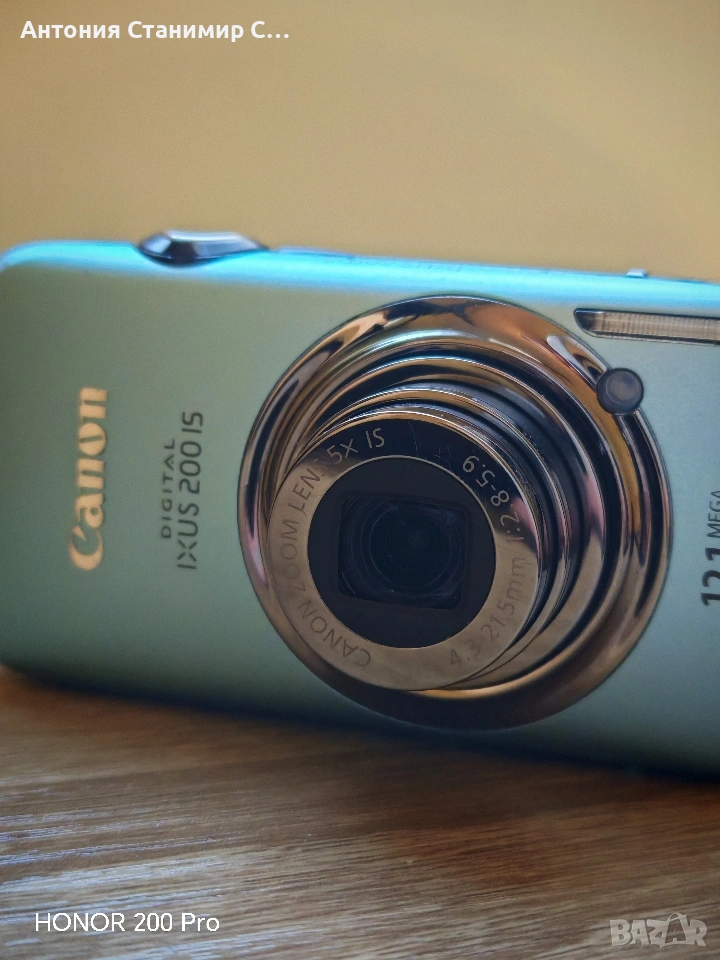 Canon ixus 200 is, снимка 1