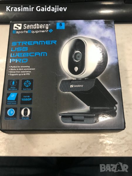 Sandberg Streamer USB Webcam Pro, снимка 1