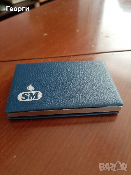 Кожена дамска табакера, снимка 1