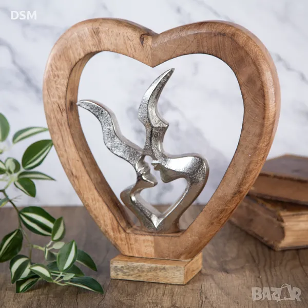 Фигура Сърце Любов Статуетка , снимка 1