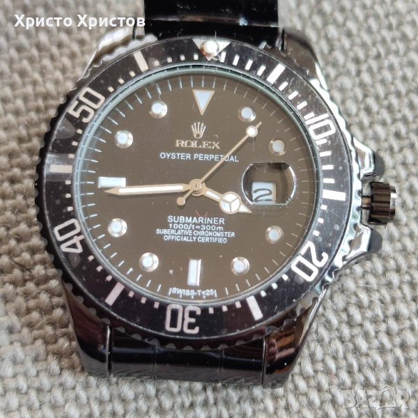 Новогодишна промоция!Мъжки луксозен часовник Rolex Submariner , снимка 1