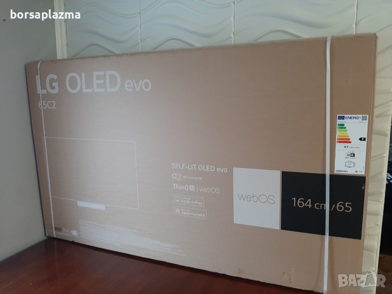Телевизор LG OLED OLED65C21LA, 65" (164 см), Smart, 4K Ultra HD, 100Hz, Клас F, снимка 1