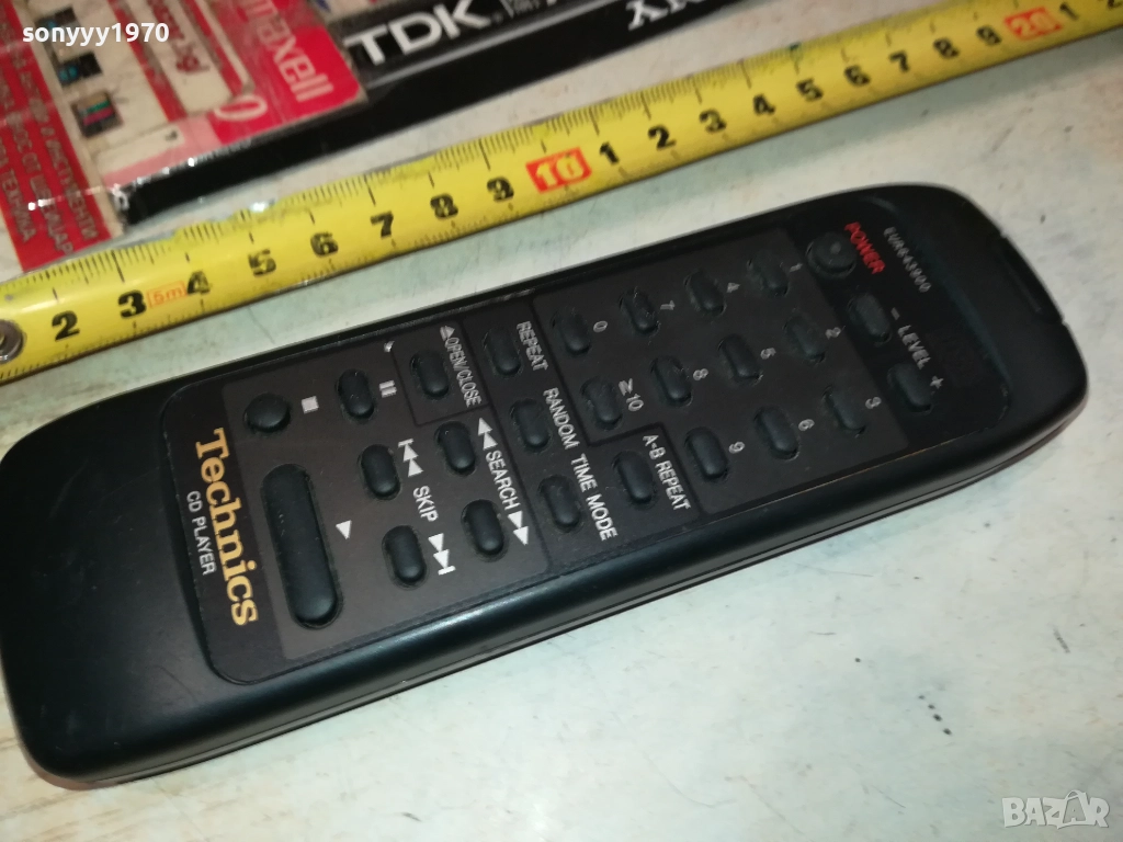technics cd player-remote 0912250729, снимка 1