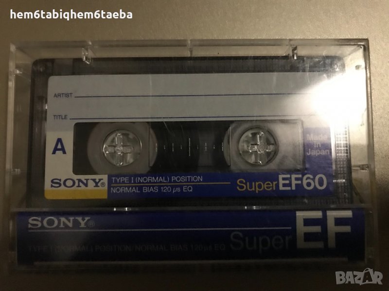 Касетки Sony EF 60 на по един запис, снимка 1