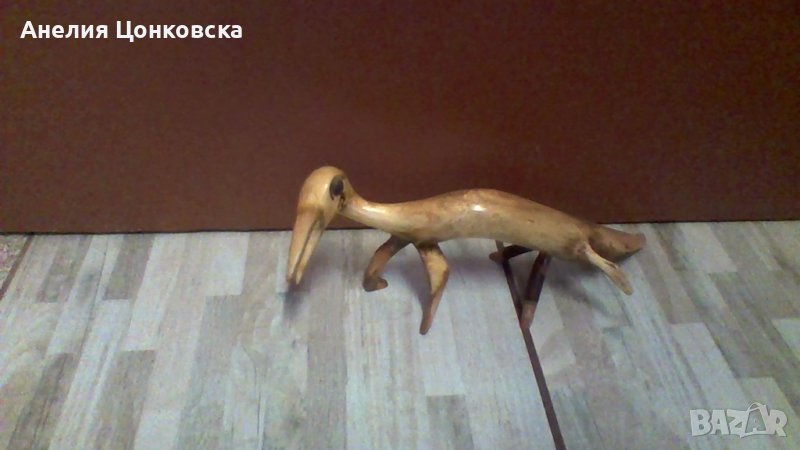 Животинка от дърво,ръчно изработена, снимка 1