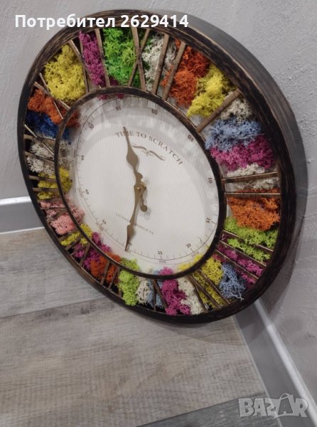 Часовник със скандинавски мъх , снимка 1