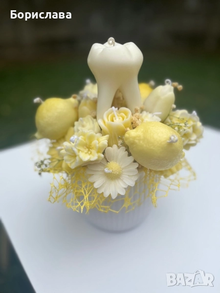 Букет от соеви свещи, снимка 1