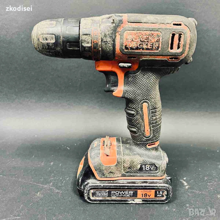 Акумулаторен винтоверт Black and Decker BDCDC18-QW, снимка 1