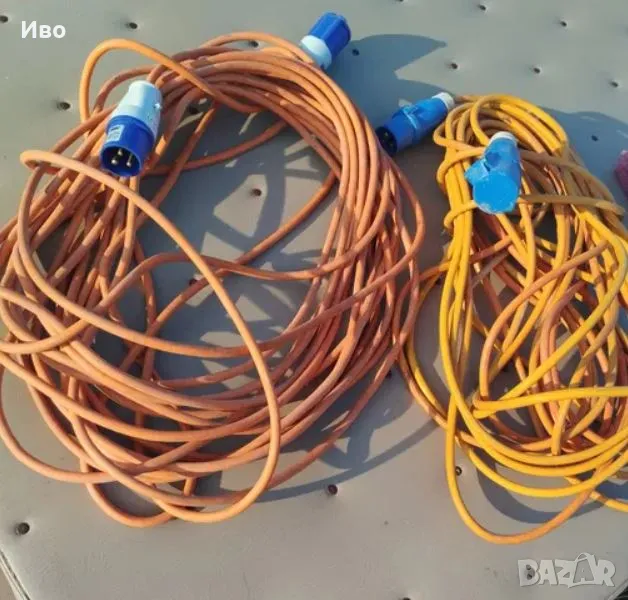 Захранващ кабел/преходник за каравана/кемпер контакт 25 метра , снимка 1