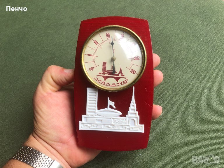 стар стенен термометър "КАЗАН" - СССР, снимка 1