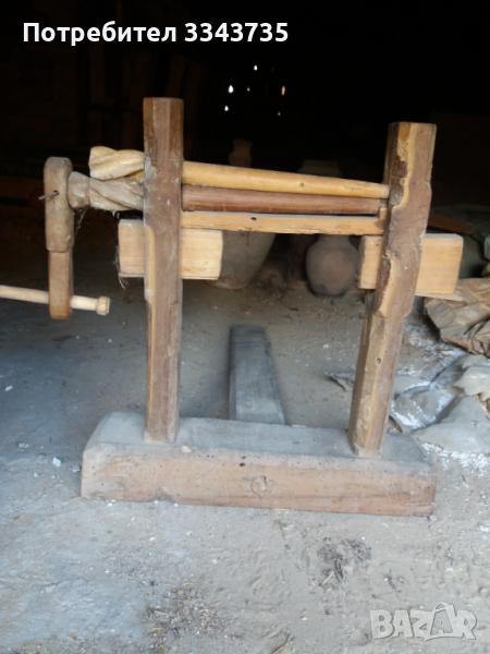 ПРОДАВАМ ДЪРВЕН МАГАН ЗА ПАМУК, снимка 1