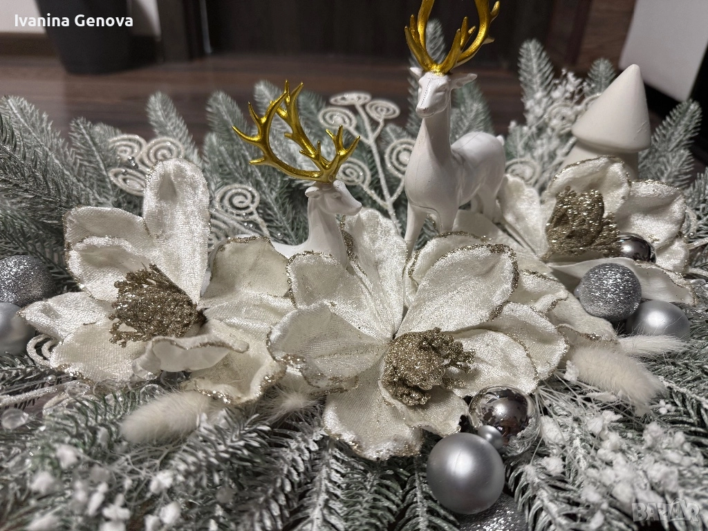 Коледна декорация Елени, снимка 1