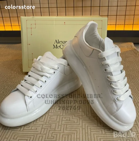 Дамски бели кецове Alexander McQueen кодSG- Br39, снимка 1