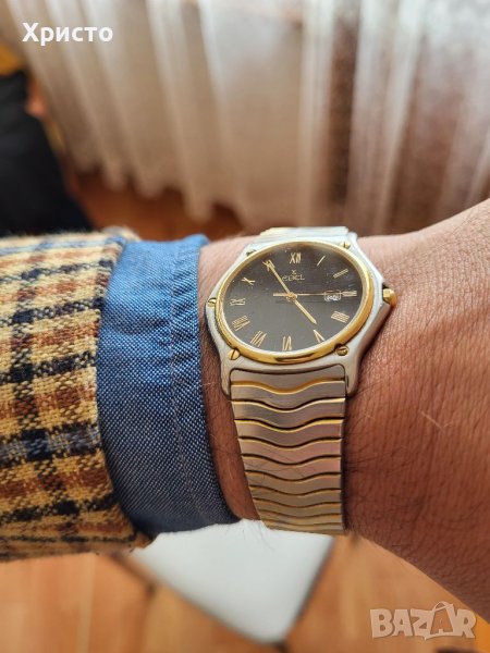 18k Ebel Sport Classic 35 mm със злато мъжки часовник , снимка 1