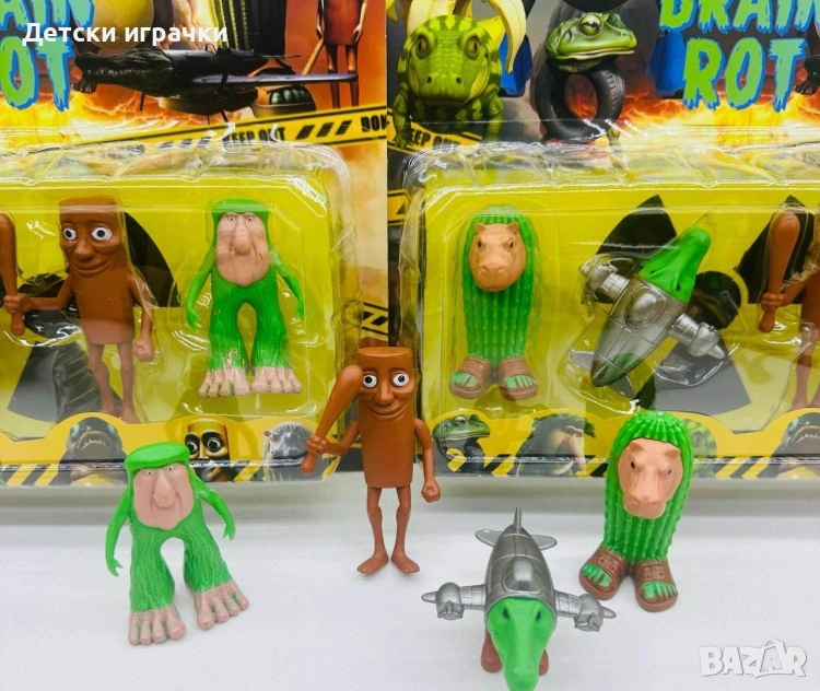 Фигурки Brainrot, 8 броя, с Тралалеро Тралала, Тунг Тунг, 3D, тик ток, снимка 1