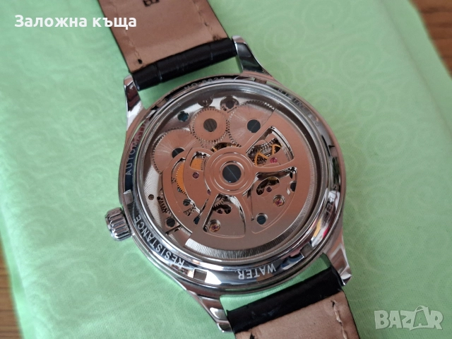 ЧИСТО НОВ ! Мъжки механичен / автоматичен часовник "Ailang", снимка 9 - Мъжки - 52966424