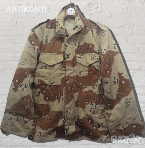 Оригинално зимно камуфлажно тактическо яке модел М65 / каки FieldJacket