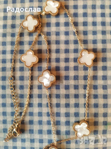 колие със естествен седеф, снимка 3 - Колиета, медальони, синджири - 50729627