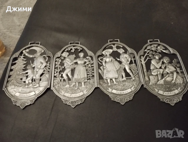 калаено сребърни декорации, снимка 1