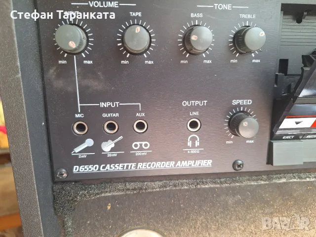 Активна тонколона със касетофон , снимка 2 - Тонколони - 55747098