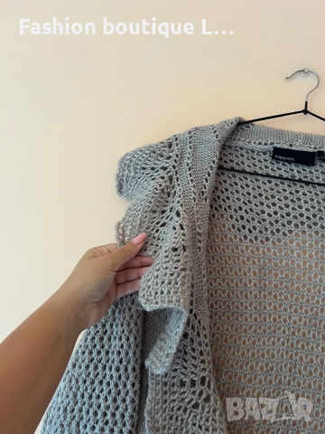 Плетена жилетка с къдрички L размер на марката KappAhl , снимка 6 - Жилетки - 51919886