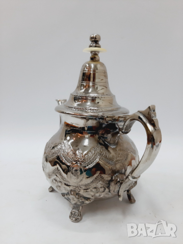 Стар бронзов марокански чайник(2.3), снимка 4 - Антикварни и старинни предмети - 44681834