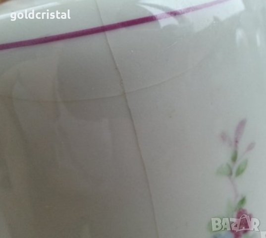 Стар български порцелан кана чийник , снимка 4 - Антикварни и старинни предмети - 37340370