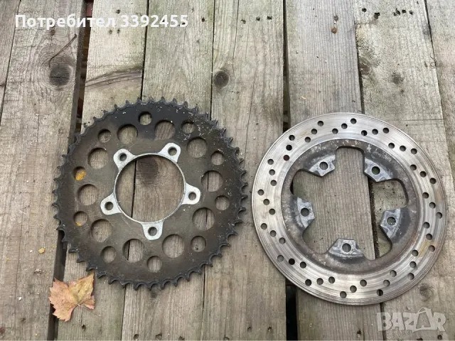 Венец и диск заден Suzuki Bandit 600 1998