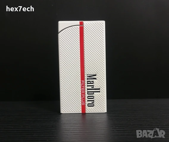 ❤️ ⭐ Метална Запалка Marlboro бяла ⭐ ❤️