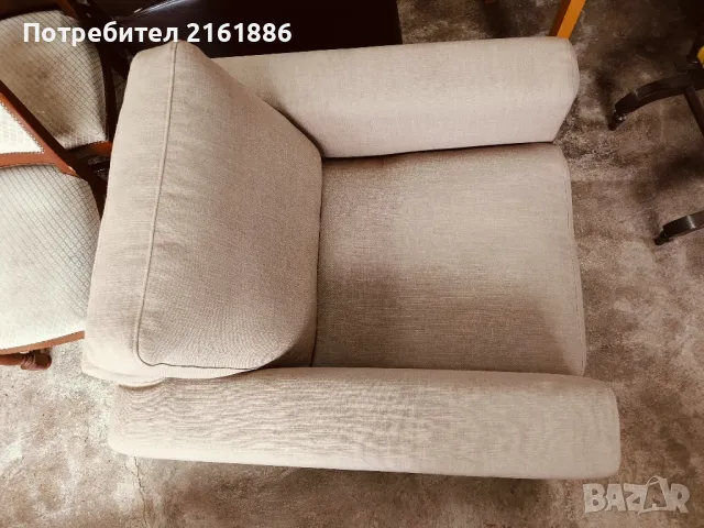 Удобен фотьойл със сваляеми калъфи , снимка 2 - Дивани и мека мебел - 50269012