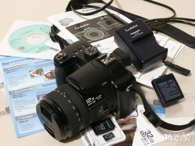 Panasonic Lumix DMC-FZ50 , снимка 8 - Фотоапарати - 41750496