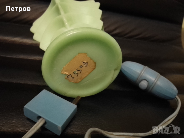 нощна лампа френска 17 см, снимка 3 - Антикварни и старинни предмети - 44623991