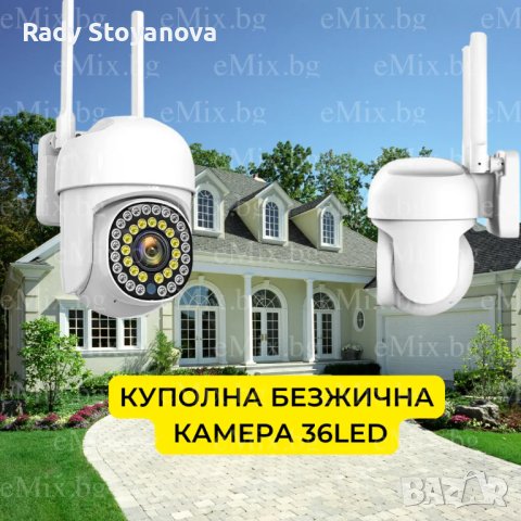 КУПОЛНА БЕЗЖИЧНА КАМЕРА 36LED