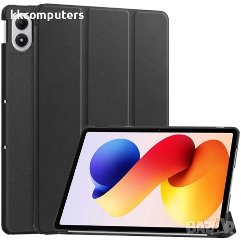 Кожен калъф за Xiaomi Redmi Pad 2 Pro със Стенд, вкл. Протектор- 6 Цвята, снимка 4 - Калъфи, кейсове - 52420511