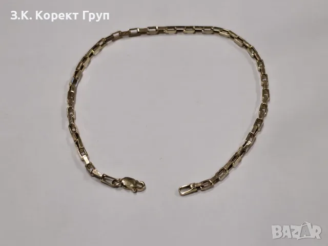 Златна гривна 14К 585 / 3,05 гр., снимка 5 - Гривни - 55782515