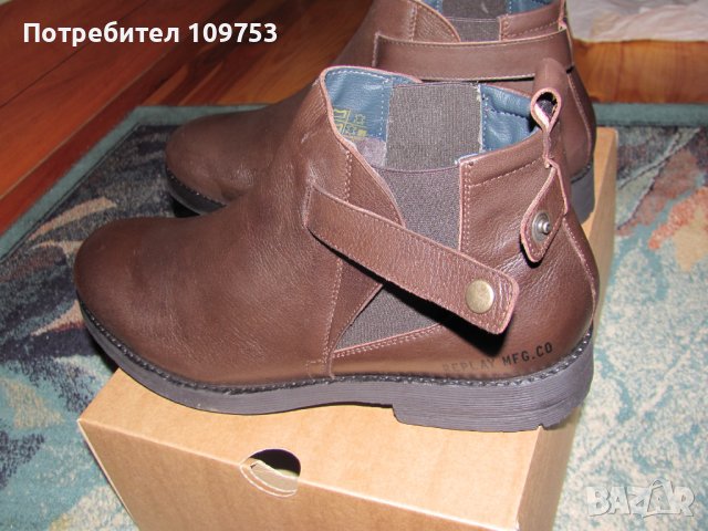 Нови мъжки кожени обувки REPLAY No:43, снимка 2 - Мъжки боти - 39512742