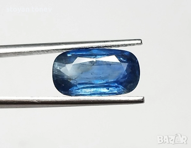 Рядък инвестиционен Ненагряван син сапфир 2.04кт! Сертифициран! Нов!, снимка 5 - Други - 53618778