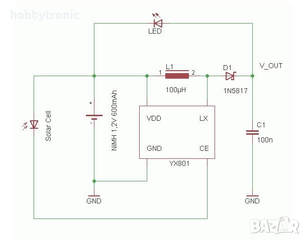 YX8018 solar LED driver , снимка 2 - Друга електроника - 44379080