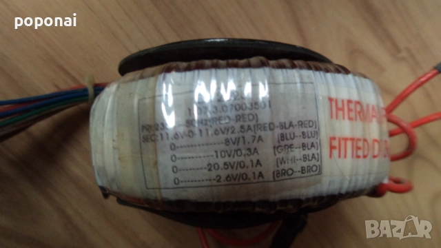 Тороидален трансформатор, снимка 3 - Други - 52391794