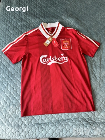 Ливърпул реплика тениска 95-96 Home / Liverpool FC Retro 95-96 Home Shirt – Нова с етикети, размер M