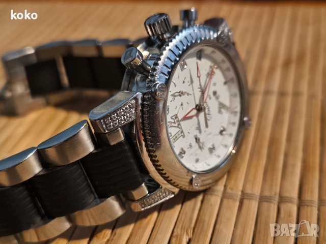 Часовник с диаманти Faconnable, снимка 12 - Мъжки - 53212353