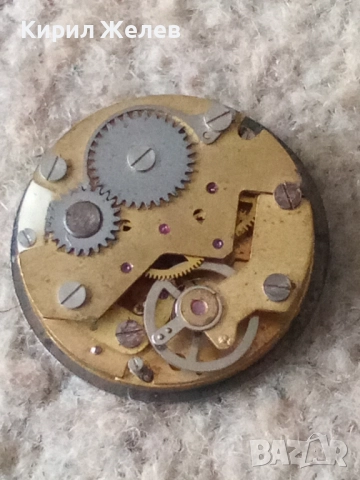 Механизъм с циферблат от стар ръчен часовник 52109, снимка 7 - Мъжки - 52270296