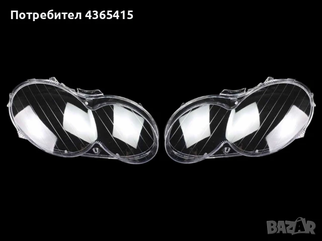 Стъкла за фарове на Mercedes CLK W209 Facelift (2005-2010), снимка 3 - Аксесоари и консумативи - 50905500