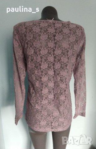 Луксозна дантелена блуза "Ze-ze" / голям размер , снимка 4 - Блузи с дълъг ръкав и пуловери - 39830848