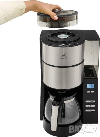 афемашина Melitta® AromaFresh 1021-01, 1000W, Интегрирана мелница с 3 нива на смилане, Цифров екран, снимка 3 - Кафемашини - 41511940