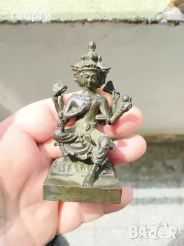 Бронзова статуетка-456, снимка 5 - Антикварни и старинни предмети - 50372928
