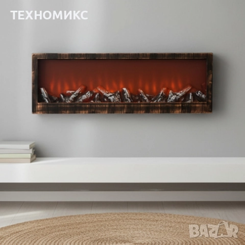 Светеща декоративна камина, ефект на истински пламък, 61x20x10см, снимка 11 - Декорация за дома - 52041713