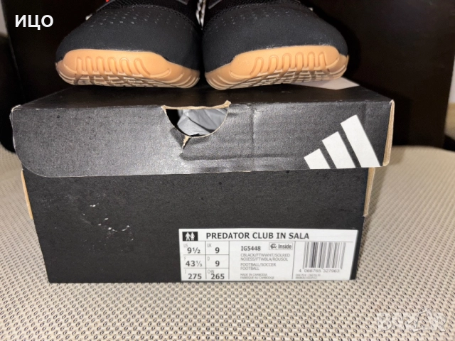 Нови футболни обувки за зала Predator 24 Club Indoor Sala adidas, снимка 3 - Футбол - 52251368