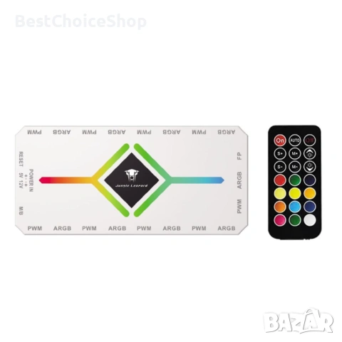 Jungle Leopard ARGB PWM вентилаторен хъб с контролер за 5 V адресируем ARGB, снимка 7 - Друга електроника - 53699419