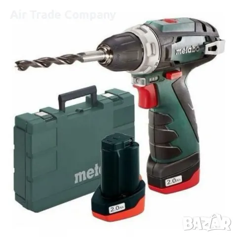Акумулаторен винтоверт Metabo POWERMAXX BS BASIC 12 V, 34Nm, 2 батерии, снимка 2 - Винтоверти - 49994955